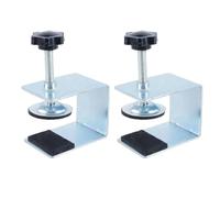 Durlo 2 abrazaderas de instalación para frentes de cajón, abrazaderas en C, abrazadera de fijación frontal para dormitorio, cocina, baño y estantería.