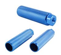 Durlo 2 clavijas azules para bicicleta, de aleación de aluminio, para ciclismo de montaña, ejes traseros para acrobacias, accesorios.