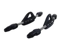 Durlo 2 correas de aleta de resorte de acero inoxidable. Correa de resorte ajustable y antideslizante para Cressi Mares. Resistente a la corrosión del agua de mar y antioxidante (negra).