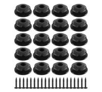 Durlo 20 ganchos redondos para lonas de remolque, ganchos de plástico para cubiertas de remolques, accesorios universales para lonas de respaldo de maletero de todos los vehículos.