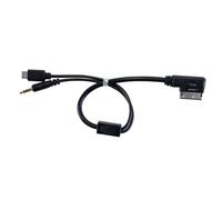 Durlo Cable Adaptador de Interfaz Multimedia Musical AMI MDI a AUX de 3,5 mm a USB-C para Audi A6L, Q5, Q7, A8, S5, A5, A4L, A3 y Volkswagen Tiguan, GTI, CC y Skoda.