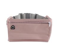 Durlo Cinturón impermeable para correr, cinturón de fitness de nailon multibolsillos con puerto para auriculares y portabotellas, compatible con teléfonos de hasta 7.5", riñonera reflectante