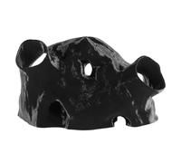 Durlo Decoración Natural Para Pecera, Refugio Para Camarones Y Bettas, Adorno Para Acuarios De Cory, Pleco, Ajolote Y Nano Acuarios (negro)