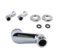 Durlo Juego De 2 Adaptadores De Grifo De Ducha Con Conector S Y Tapa, Para Roscas De 20 Mm Y 25 Mm, Adaptador De Grifo De Ducha Estándar