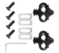 Durlo Juego De Calas De Pedal SPD Con Placa De Bloqueo Para Bicicleta De Carretera, Calas De Aluminio Antideslizantes Con Alto Agarre Para Bicicleta De Montaña Y Gravel.