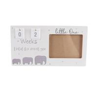 Durlo Marcos de fotos para escaneo, marco de fotos de ultrasonido de 9,45×5,00pulgadas con cuenta regresiva de semanas, regalos para futuras mamás, regalo de embarazo para mamás embarazadas