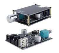 Durlo Módulo Amplificador Mono Bluetooth TWS De 100 W CC, 7-24 V, Con Chip TPA3116D2, Emparejamiento Estéreo Inalámbrico, Múltiples Entradas USB AUX Bluetooth Y Control De Volumen.