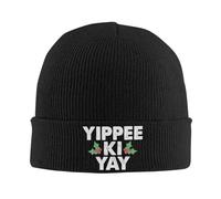 Duro de Cristal John Mcclane Yippee Ki Yay Gorro Tejido para Hombres Gorros de Hip Hop otoño Gorra acrílica de Navidad