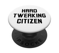 Duro Twerking Ciudadano Gracioso Danza Humor PopSockets PopGrip Adhesivo