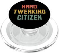 Duro Twerking Ciudadano Gracioso La Danza Humor Retro PopSockets PopGrip para MagSafe