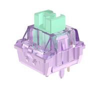 DUROCK Lupine Interruptores lineales de 62 g, 2 etapas, resorte largo, 5 pines, interruptor de caja con interruptores de poste de vástago largo para teclados mecánicos (interruptor de ruptura, 110