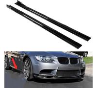 DUROD Faldón Lateral del Coche para BMW E90 E91 E92 E93 M3 2007-2013, Accesorios de Diseño del Divisor del Panel Basculante de Extensión de Los Faldones Laterales,Glossy Black