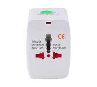 Duroecsain Adaptador De Enchufe Eléctrico | Adaptador De Viaje Internacional - De Carga Electrónica Con Protección De Sobretensión Para, Apartamentos, Universidades Y Hoteles