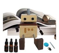 Duroecsain Ambientador para coche, robot tambaleante, ambientador de aire para coche, decoración hecha a mano para salón, cumpleaños, vacaciones, dormitorio, varias pastillas limusinas