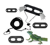 Duroecsain Arnés de lagarto, correas y arneses para dragón barbudo | Arnés desmontable y ajustable para alas de lagarto para reptiles - Cuerda para animales pequeños, arnés para