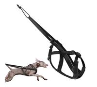Duroecsain Arnés de trineo para perro - Arnés reflectante para tallas grandes, correa ajustable cómoda para senderismo, deportes de entrenamiento y actividades al aire libre