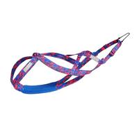 Duroecsain Arnés de trineo para perros, arnés de tracción para perros | Arnés de pecho ajustable para perros Arnés reflectante para perros - Cuerda de entrenamiento flexible para perros