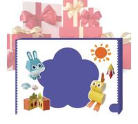 Duroecsain Artesanía de Papel | Kit de Plantillas Artísticas 3D de Papel - Conjunto Creativo Pedagógico Principiantes Adolescentes Decoración Hogar Ocasiones Especiales