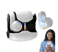 Duroecsain Auriculares inalámbricos abiertos con clip | Auriculares de audio inalámbricos con cierres para los oídos | Ligero reductor de ruido cómodo para entrenamiento deportivo ducha sueño juegos y