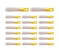 Duroecsain Bobber Slip Bobber para pesca, flotadores de pesca y bobbers, flotadores de pesca de silicona, juego de 20 unidades, flotador de boya transparente, aparejos de pesca