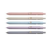 Duroecsain Bolígrafo de gel - Bolígrafo Serie Premium, 5 unidades Escritura Rápida para Escuela Oficina Apuntes Diario