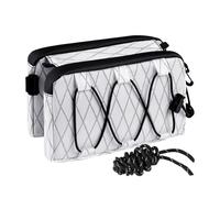 Duroecsain Bolsa de bicicleta para tubo horizontal | Bolsa de bicicleta | Sillín Ciclismo impermeable para llevar agua teléfono, para transporte porta botella desplazamiento viaje al aire libre