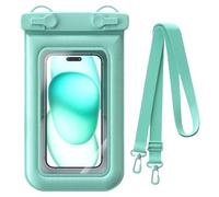 Duroecsain Botón de teléfono a Prueba de Agua, de teléfono Impermeable con cordón | BAJO DE CELPHE DRICA DE Cuna DE Caso DE Cuero IPX8 WATTROUTH CASHETTO con CANIJA - Caso de
