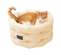 Duroecsain Cama para Gatos | Cojín Grueso para Gatos con Borde Elevado - Cómodo sofá Lavable para Gatos - para Cachorros y, así como para Navidad e Invierno y para Uso en Interiores