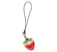Duroecsain CAMBIN DE LA ENTREGA DE PURSE, del llavero de fresa | Colgante de resina de fresa de llavero de simulación | Accesorios de de frutas para bolso, bolso, fresa,