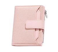 Duroecsain Carteras Mujer de Cuero,Carteras Mujer de Cuero - Linda Señoras | Adolescentes Titular de Tarjeta de Crédito | Titular de Tarjetas de Visita Tendencia, Organizador de Efectivo, Cartera, rosa