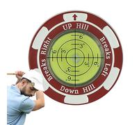Duroecsain Clip para sombrero de golf a bola, marcadores de golf para poner el verde - de formación precisa lectura, elegante para el entrenamiento con clip para sombreros para profesionales de