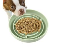 Duroecsain Cuencos para perros de alimentación lenta, para perros de alimentación lenta - Puerta de comida de silicona Maze Dog Bowl,Base de succión, suministros para mascotas anti-cocción, juguetes