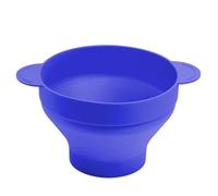 Duroecsain Cuencos reutilizables de palomitas de maíz,Palomitas de maíz de silicona para microondas - Recipiente de alimentos plegable en lavavajillas multifuncional para el lavavajillas para el hogar