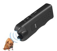 Duroecsain Dispositivo antiladridos para Perros, Cazador de Perros ultrasónico, Linterna LED Herramienta ultrasónica antiladridos, Caja para Corteza, Entrenador portátil para Dejar de ladrar, eficaz