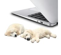 Duroecsain Estatutinas para salpicadero - Decoración de mesa con forma de perro dormido, decoración para consola central de coche, para conductores desplazamientos diarios de coche, Sedan, camión