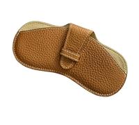 Duroecsain Estuche delgado para gafas | delgada y plana para gafas | delgada para guardar gafas, para guardar dinero, joyas, cosméticos, marrón, Siehe Beschreibung