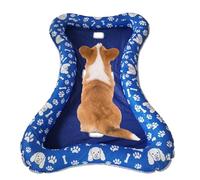 Duroecsain Flotador para perros - Cama portátil para nadar para perros | Esterilla de agua con diseño inflable para nadar lago bañera al aire libre diversión jardín espacios abiertos