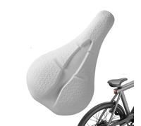 Duroecsain Funda acolchada para sillín de bicicleta para mujer - Relleno suave transpirable absorbente de golpes impermeable de abeja, para entrenamiento, desplazamiento, ciudad, cursos