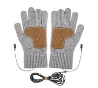 Duroecsain Guantes calentados vía USB, guantes aislados con USB y pantalla táctil | Manoplas térmicas gruesas e aisladas | Para ciclismo, esquí, actividades al aire libre, camping, conducción