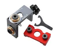 Duroecsain Jig de Doweling para carpintería, kit de jig dowel | Localizador de guía de taladro ajustable,Guía de perforación profesional Punta de accesorios para herramientas