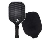 Duroecsain Juego de bolas de pepinillo de fibra de carbono, juego de raquetas de pepinillo - Paleta ligera de bola de pepinillo de fibra de carbono,Juego de bolas de pepinillo