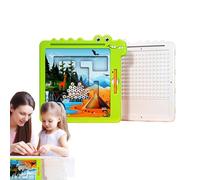 Duroecsain Juguete de Laberinto magnético, Juegos de Laberinto - Juego sensorial del Cerebro del Laberinto de Mesa de emparejamiento de Juguetes sensoriales,Coordinación -Mano,