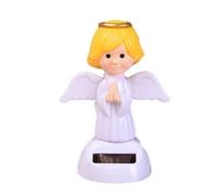 Duroecsain Juguetes de baile de Navidad - Muñeca en el salpicadero del coche | Juguete oscilante para coche, decoración interior para Papá Noel, muñeco de nieve, reno, ángel