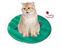 Duroecsain Juguetes Interactivos para Gatos | Pelota de Rodamiento Rápido en Alfombra de Juego - Escondite Desmontable, Juego de Captura Estimulando Ejercicio Interior Exterior AntiAburrido