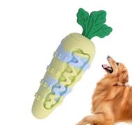Duroecsain Juguetes para Masticar para Cachorros Dentales - Juguete en Forma de Zanahoria con chispas energéticos | Producto de Masticación para Perro para Entrenamiento, Juego en Interior