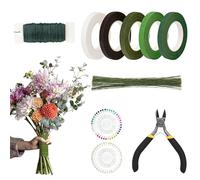 Duroecsain Kit De Ramo De Flores,10 Piezas De Herramientas Para Flores - Accesorios Para Manualidades, Bodas, Proyectos Creativos Y Suministros Para Corsés