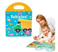 Duroecsain Libro de actividades con lindas pegatinas, libros adhesivos divertidos | Cuaderno de actividades de gelatina creativas, libro de actividades de viaje para actividades de moda, libro