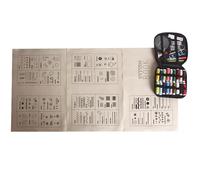 Duroecsain Libros De Bordado Para Artesanía | Guía De Bordado Para Principiantes Con Puntadas Básicas,Libro Paso A Paso Para Proyectos Pegatinas Enseñanza Enseñanza Ropa Reparación Manualidades