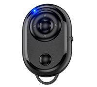 Duroecsain Mando a distancia de desplazamiento con rueda giratoria integrada, desplazamiento de vídeo inalámbrico, botón remoto para grabación de vídeo, vlogging y lectura electrónica con smartphone y