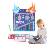 Duroecsain Manipulativos Matemáticos Bloques para Contar Números | Tablero Magnético para Contar con Números Y Deditos | Desarrollo De Habilidades Motrices Finas Material Educativo En Casa para Niños